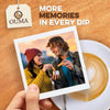 Ouma Buttermilk Rusks packaging with a plate of coffee and tagline "More Memories in Every Dip" highlighting the tradition of dipping rusks.