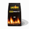4kg bag of Safari Premium Grade Safari briquettes for slow cooking and smoking