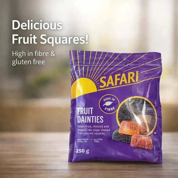 Safari Fruit Dainties Squares 250g Facebook Ad