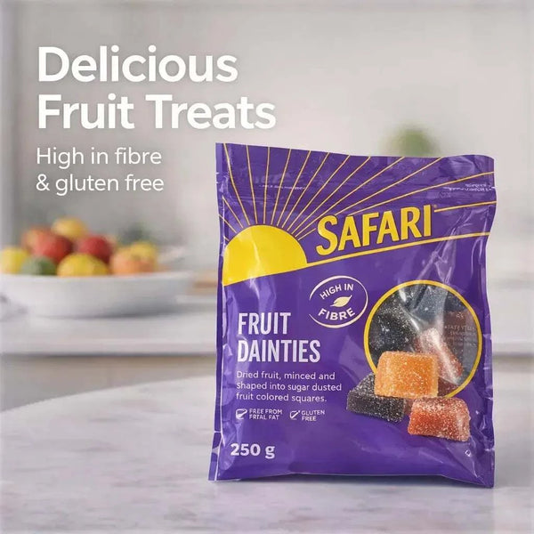 Safari Fruit Dainties Squares 250g Facebook Ad