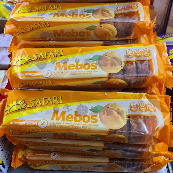 Safari Mebos Croquette 250g sun-dried apricot snack South African treat gluten-free