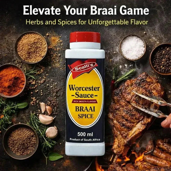Scalli’s Worcester Sauce Braai Spice 500ml product image