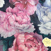 Scarf - Black with Pink and Light Purple Flowers - Something From Home - South African Shop