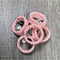 Serviette Rings - Pink Large Beads - 6 pack - "Made with Love" - Something From Home - South African Shop