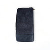 Cotton Road Large Wallet - Navy PU Leather with Embossed Flower design - Something From Home - South African Shop