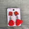 Hanging Earrings - Red Bus - Something From Home - South African Shop