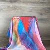 Scarf - Silk Feel Multicolour Pattern Scarf - Something From Home - South African Shop