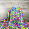 Neck Scarf - Silk Feel Green with Multicoloured Bubbles - Something From Home - South African Shop