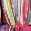 Scarf - Silk Feel Multicolour with A Yellow Flower - Something From Home - South African Shop