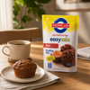 Snowflake Bran Muffin Mix 500g served with a bran muffin and coffee