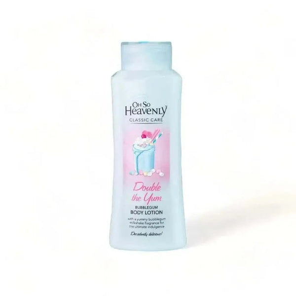 Oh So Heavenly Classic Care Body Lotion 720ml with bubblegum milkshake fragrance and 24-hour moisturization