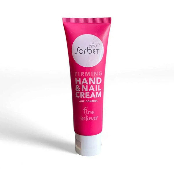 Firming Sorbet Hand & Nail Cream 75ml tube for hydration and skin vitality.