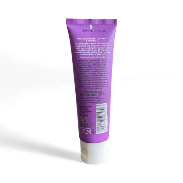 Sorbet Hand & Nail Cream nourishing 75ml tube with Dragon Fruit and Argan Oil for soft, hydrated hands and healthy nails