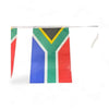 South African flag bunting with 20 weather-resistant flags on a 5m ribbon for celebrations and events
