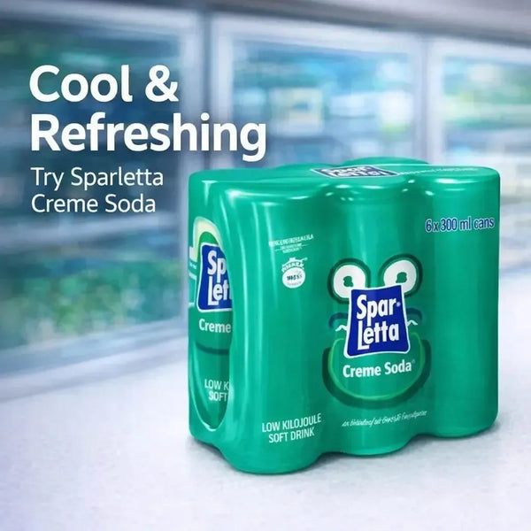 Sparletta Cream Soda - 300ml (6-Pack) Facebook Ad