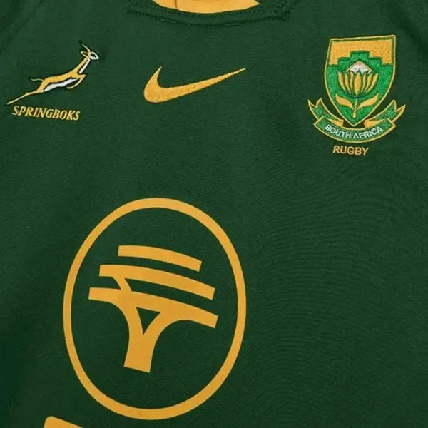 Women's Springbok Jersey FNB 2X-Large green rugby shirt with team emblem and sponsor logo