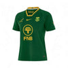 Women's Springbok Jersey FNB 2X-Large green rugby shirt with team emblem and sponsor logo