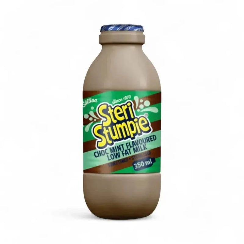 Steri Stumpie Choc Mint Flavoured Low Fat Milk 350ml Bottle