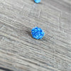 Stud Earrings - Dark Blue Succulents - Something From Home - South African Shop