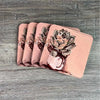 Coasters - Succulent in Enamel Mug (Set of 4) - Something From Home - South African Shop