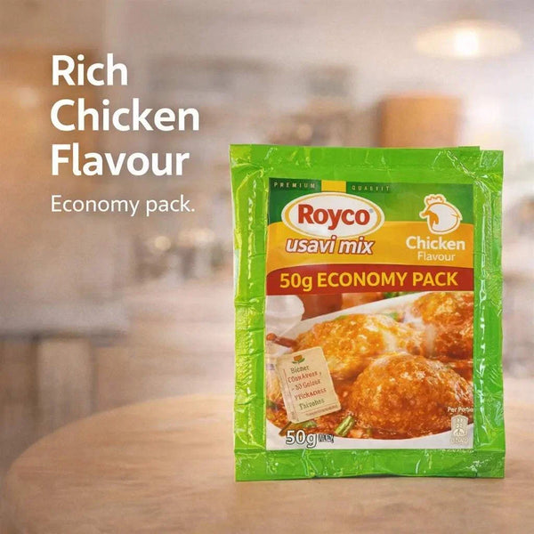 Royco Usavi Mix Chicken Flavour 50g powdered seasoning pack for cooking