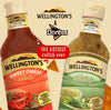 Wellington Sauce Jalapeno 700ml bottle with label showcasing "Sweet Jalapeno Sauce," part of a collaboration with Doritos, highlighting no added colors or flavors.