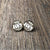 Earrings - White with Music Notes - Something From Home - South African Shop