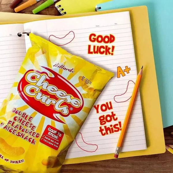 Willards Cheese Curls 150g baked double cheese maize snack, tartrazine free, light and crispy