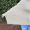 Winter Poncho - Light Brown - Something From Home - South African Shop