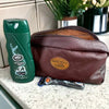 Woesmooi Genuine leather Shaving bag - Brown from South African Shop in New Zealand – Something From Home.