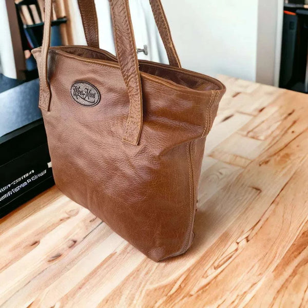 Woesmooi Genuine leather Shopping Bag - Light from South African Shop in New Zealand – Something From Home.