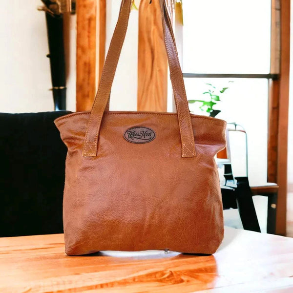 Woesmooi Genuine leather Shopping Bag - Light from South African Shop in New Zealand – Something From Home.