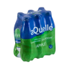 aQuellé Apple Flavoured Sparkling Water six-pack of 500ml bottles angled view