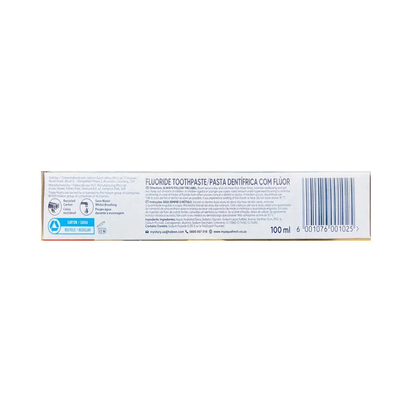 Aquafresh Fresh & Minty Toothpaste 100ml ingredients directions and barcode