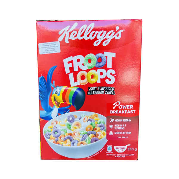 Kellogg's Froot Loops 350g cereal box front