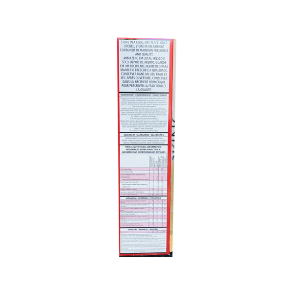 Kellogg's Froot Loops ingredients allergens and nutrition panel