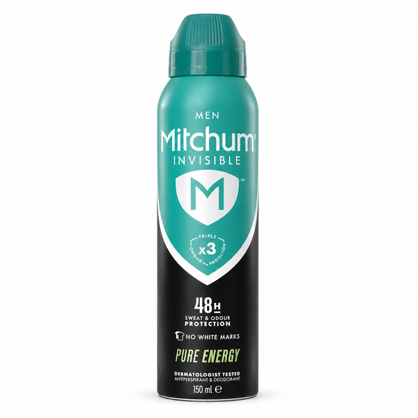 Mitchum Men Invisible Pure Energy antiperspirant and deodorant spray 150ml