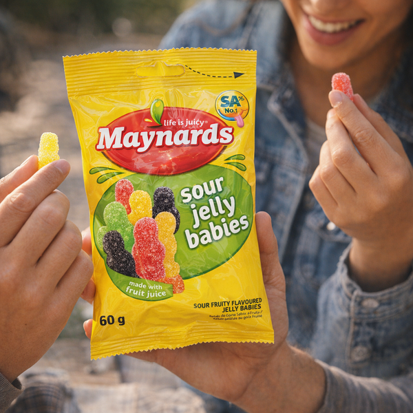Maynards Sour Jelly Babies - 60g Facebook Ad