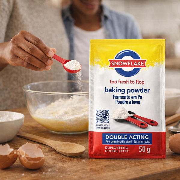 Snowflake Baking Powder 50g Facebook Ad