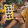 Olive Temporary Tattoo Strips SA Hearts Facebook Ad