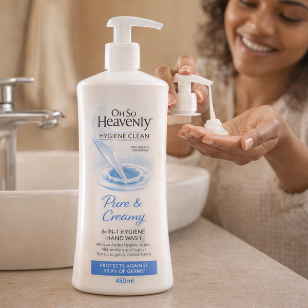 Oh So Heavenly Hygiene Clean Pure & Creamy 6-in-1 Hygiene Hand Wash (450ml) Facebook Ad