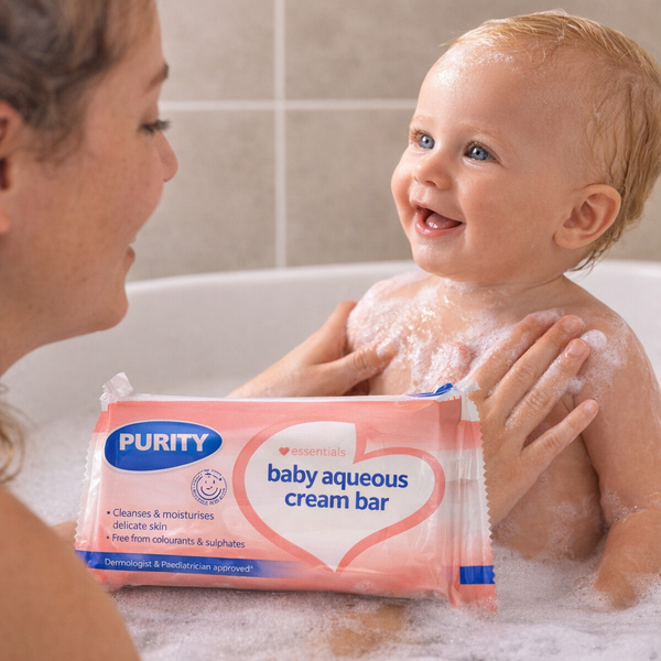 Purity Essentials Baby Aqueous Cream Bar - 175g Facebook Ad