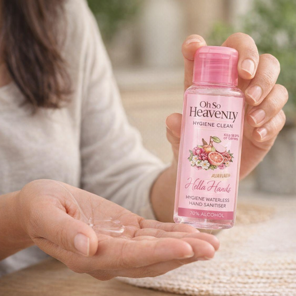 Oh So Heavenly Hygiene Clean Hula Hands - Waterless Hand Sanitiser (60ml) Facebook Ad