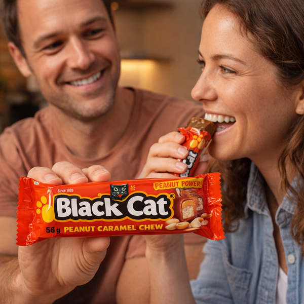 Black Cat Peanut Caramel Bar 56g Facebook Ad