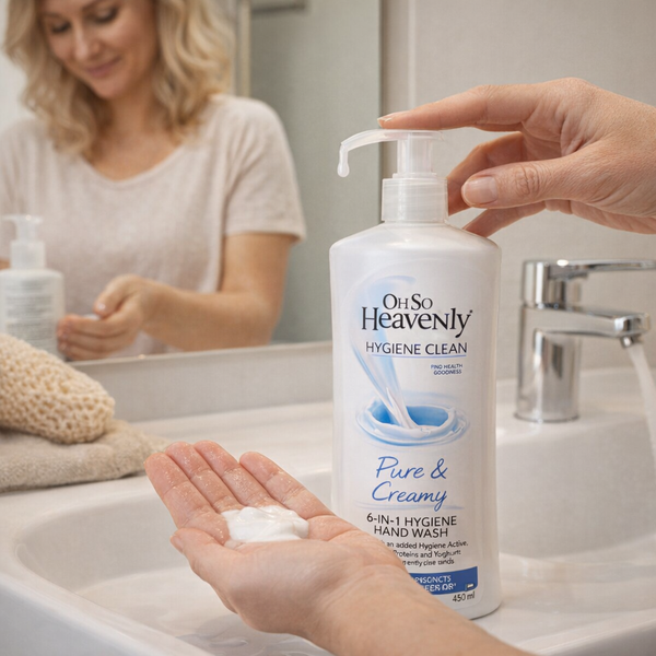 Oh So Heavenly Hygiene Clean Pure & Creamy 6-in-1 Hygiene Hand Wash (450ml) Facebook Ad