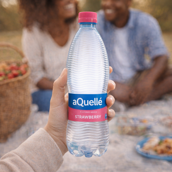 aQuellé Flavoured Sparkling Water - Strawberry 500ml Facebook Ad