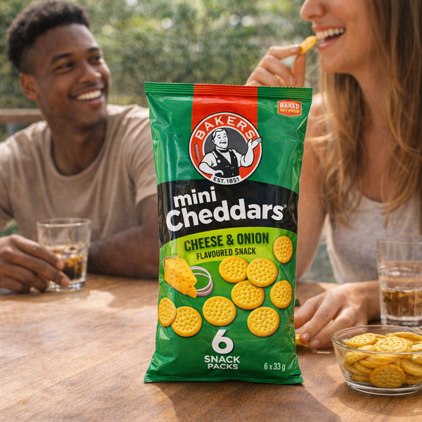 Bakers Mini Cheddars Cheese & Onion – 6 × 33g Facebook Ad