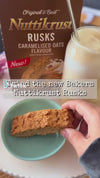Bakers Nuttikrust Caramelised Oats Flavour Rusks 450g
