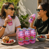 Steri Stumpie Strawberry Milk six-pack shared with friends