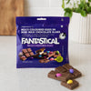 Woolworths Fantastical 150g mini chocolate slabs with colourful eggs on a kitchen counter